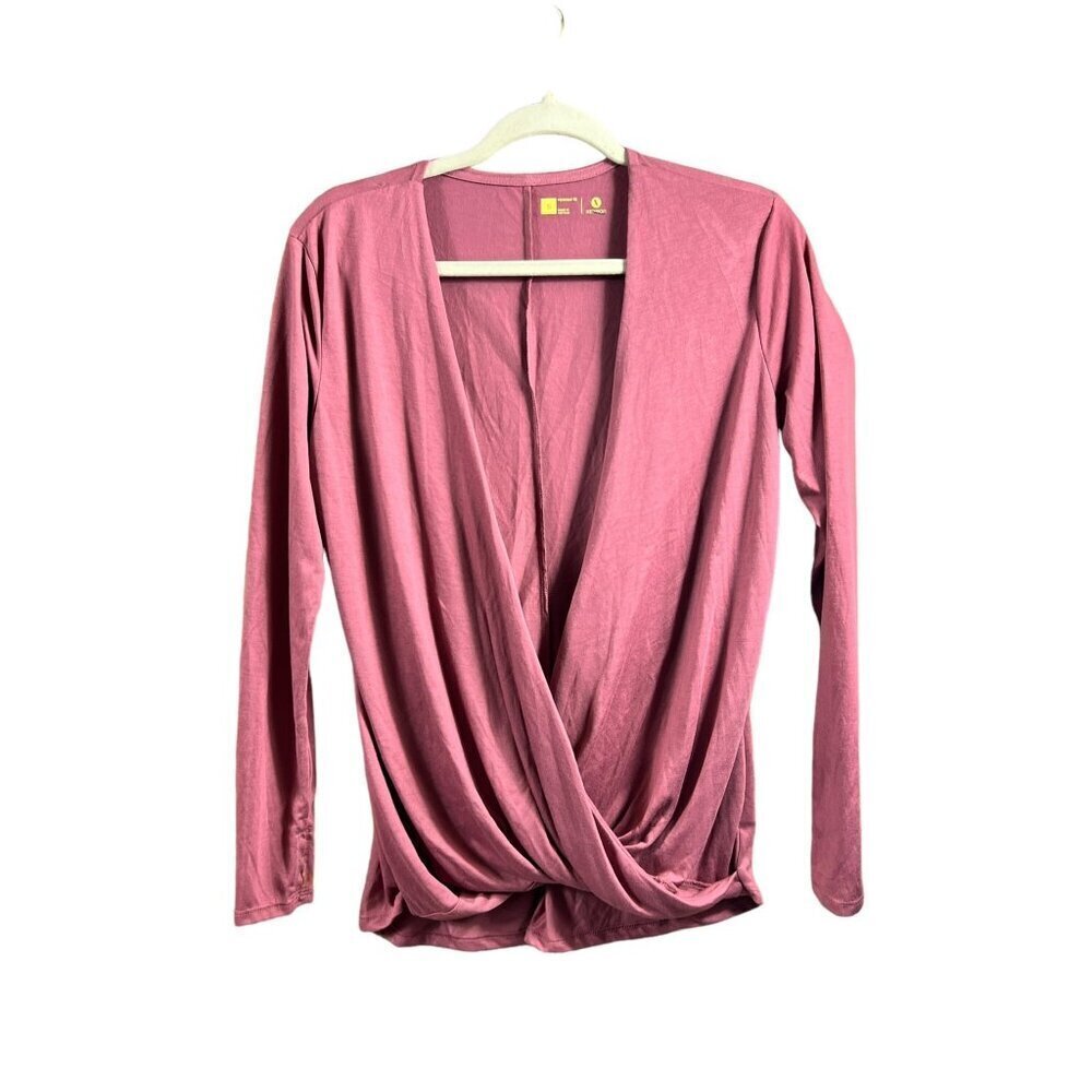 Xersion Women’s Relaxed Fit Pink Long Sleeved Top